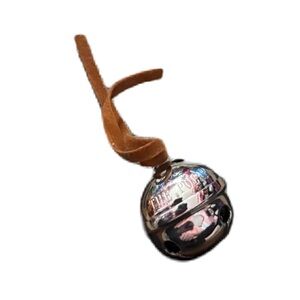 The Polar Express Engraved Silver Holiday Jingle Bell Ornament Christmas Decor